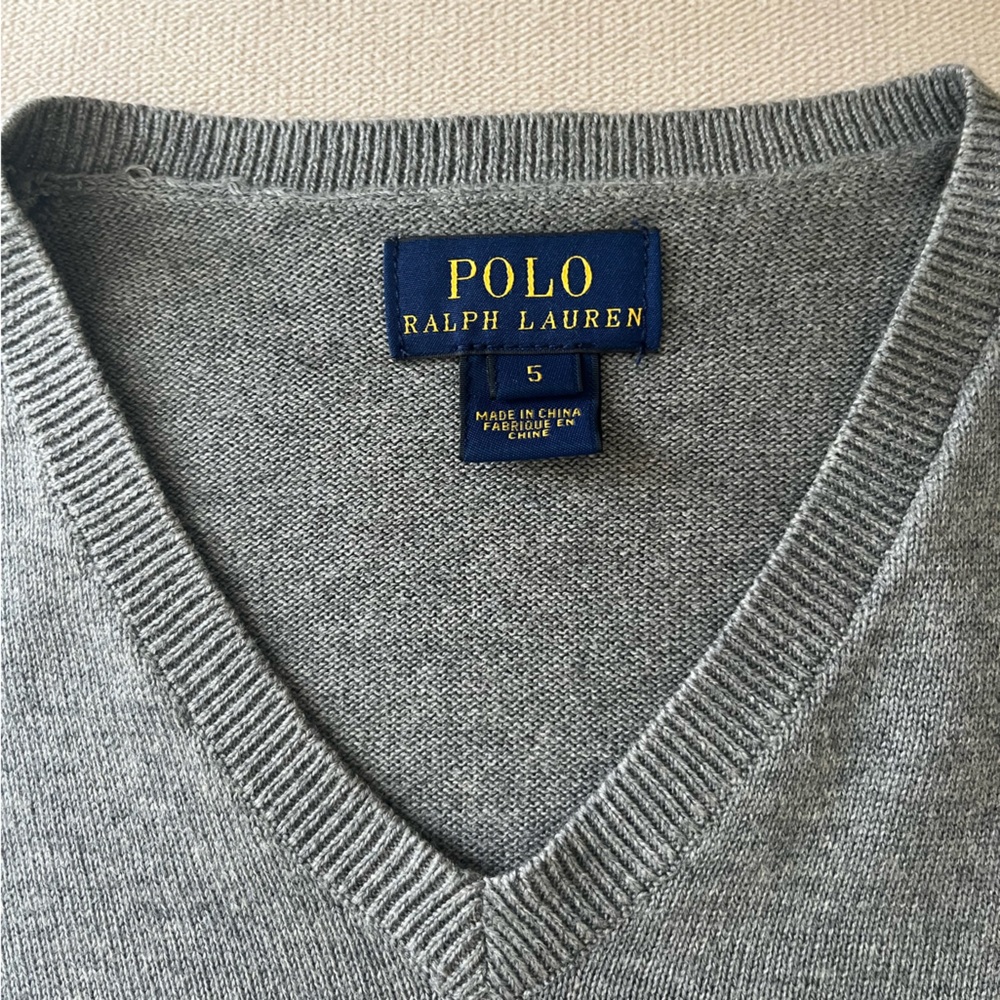 Boys polo sweater